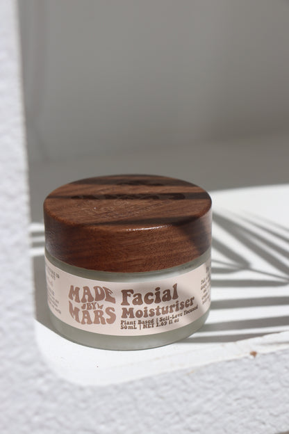 Natural Facial Moisturiser - Hydrating, Vegan Face Cream